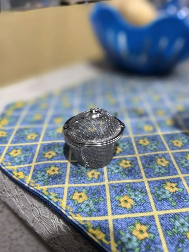 Tea Spice Strainer Seasoning Ball Mesh Herbal Ball Stainless Steel Teakettle Locking photo review