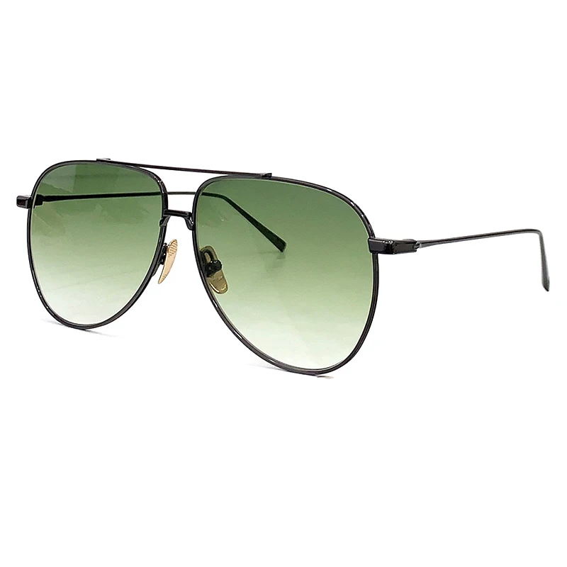 

Brand Design Sunglasses Men Women High Quality Female Metal Pilot Glasses with Gradient Lens UV400 Eyewear Gafas De Sol Hombre