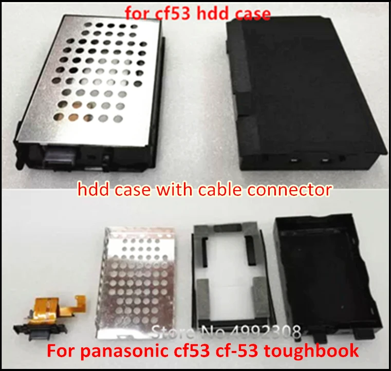 

For Panasonic Toughbook CF53 CF-53 Laptop Hard Disk Drive Caddy HDD SSD Case Base with Cable Connector CF-53 CF53 HDD Case