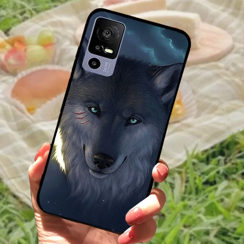 Sleek Black Shockproof Soft TPU Phone Case - Elegant Fashionable Protection