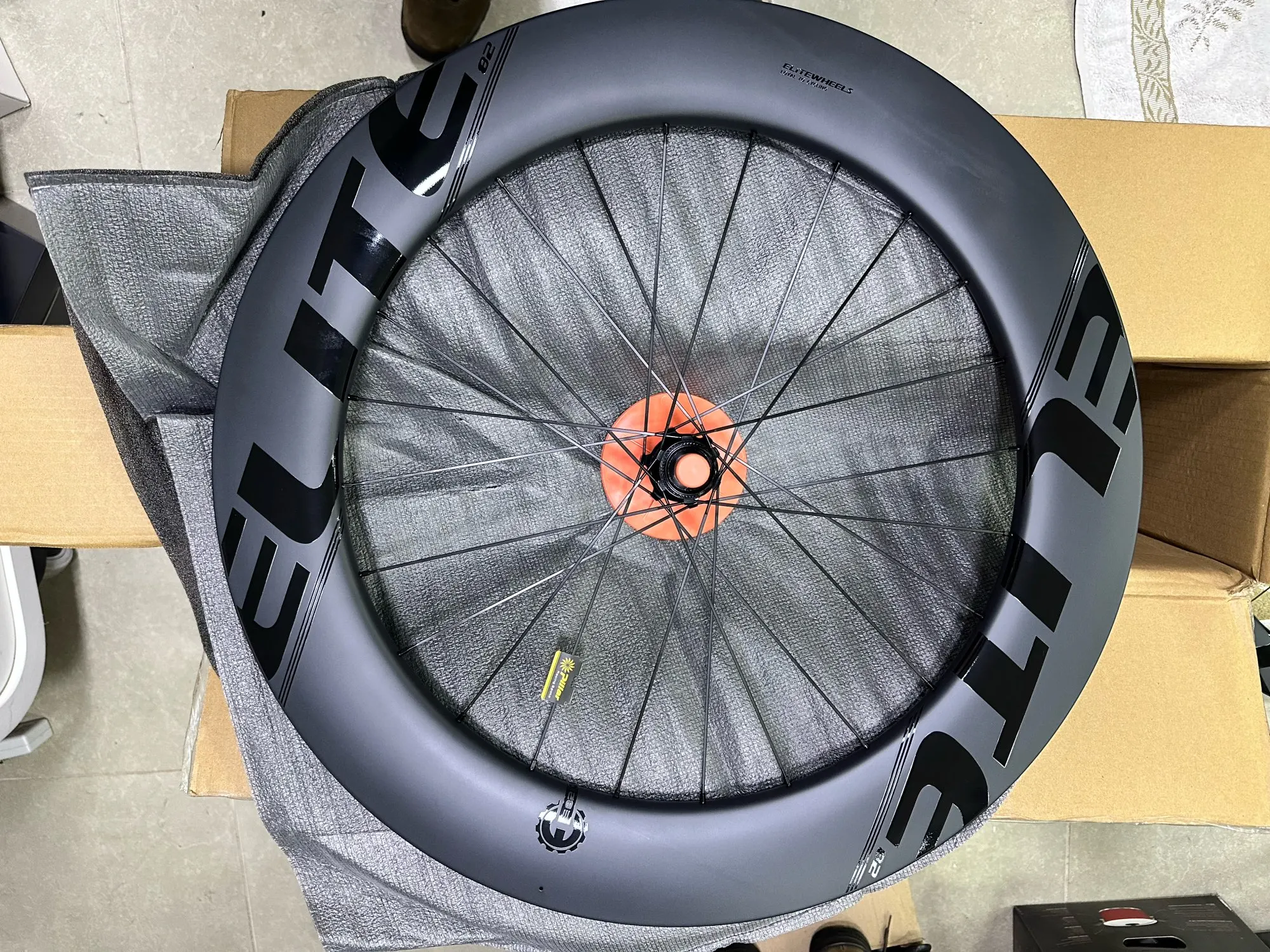 ELITEWHEELS ENT Disc Brake Carbon Wheels 700c UCI Quality Road