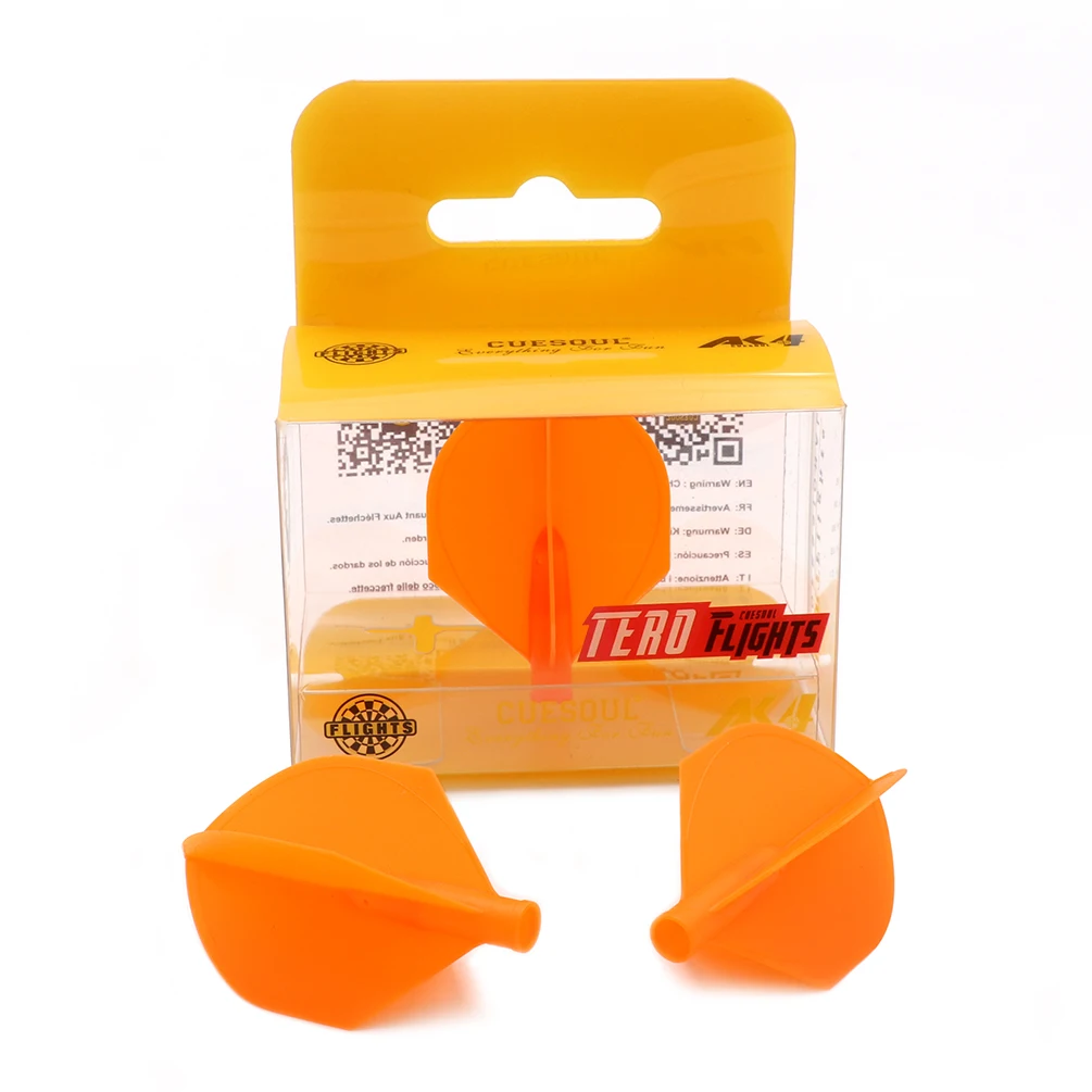 

CUESOUL TERO AK4 Dart Flights Sheild Shape-Orange