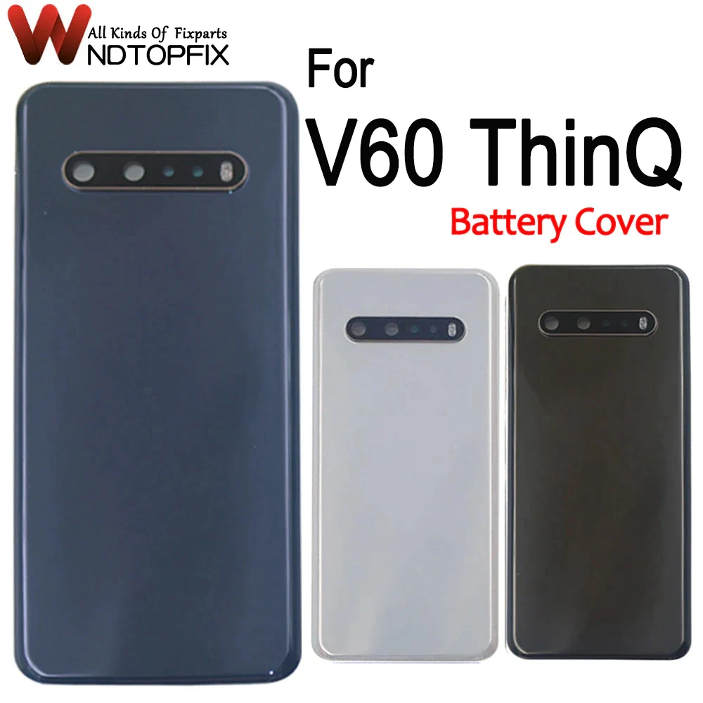 

High Quality For LG V60 ThinQ Battery Cover Back Glass Housing Back Case Backshell For LG V60 Thinq Back Battery Cover