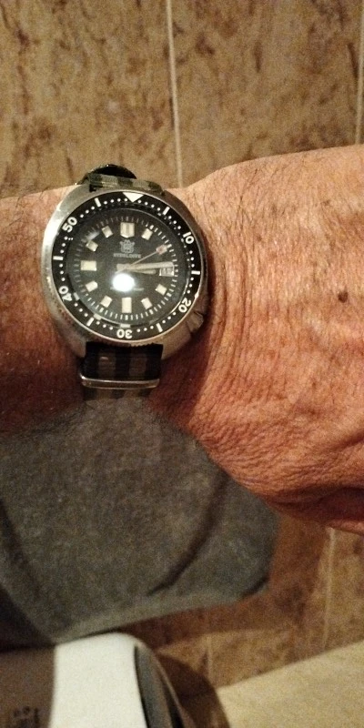 SD1970 Steeldive Brand 44MM Men NH35 Dive Watch with Ceramic Bezel