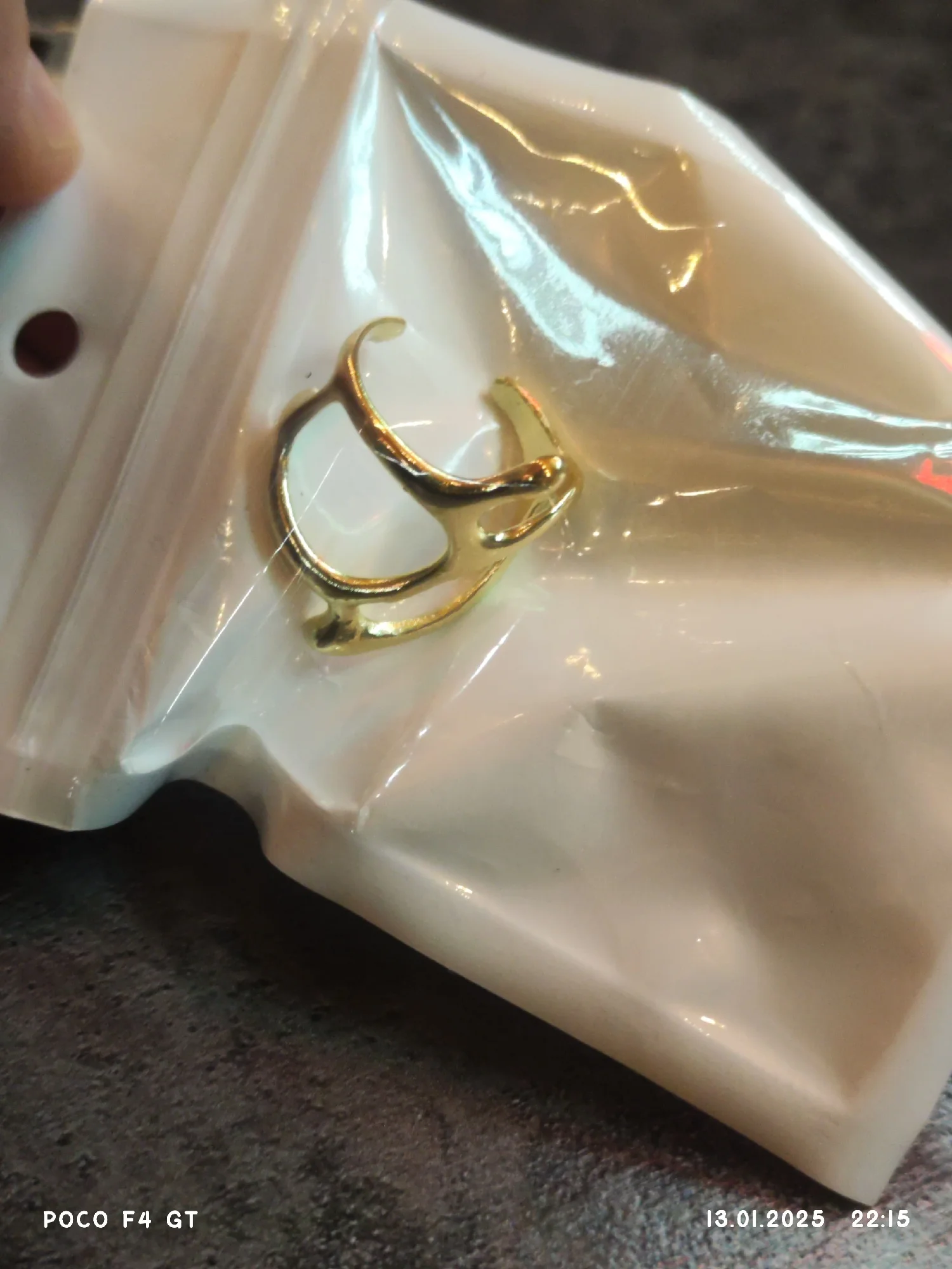 Adjustable Colorful Drip Glaze Ring photo review