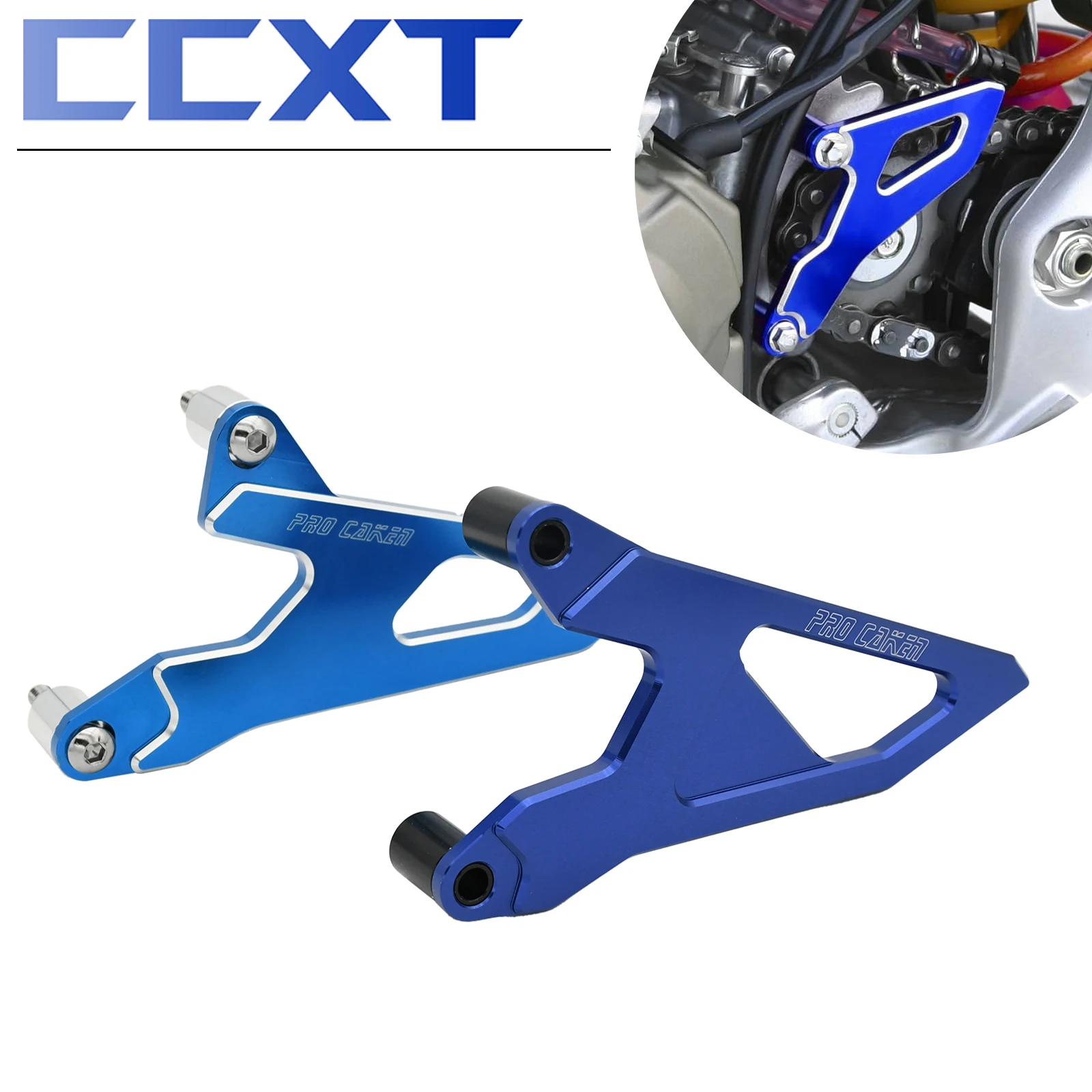 

Передняя защитная крышка цепи CNC для Yamaha WR450F YZ450F 2003-2015 YZ250 YZ250F YZ250X WR250F 2001-2020 2019 2018