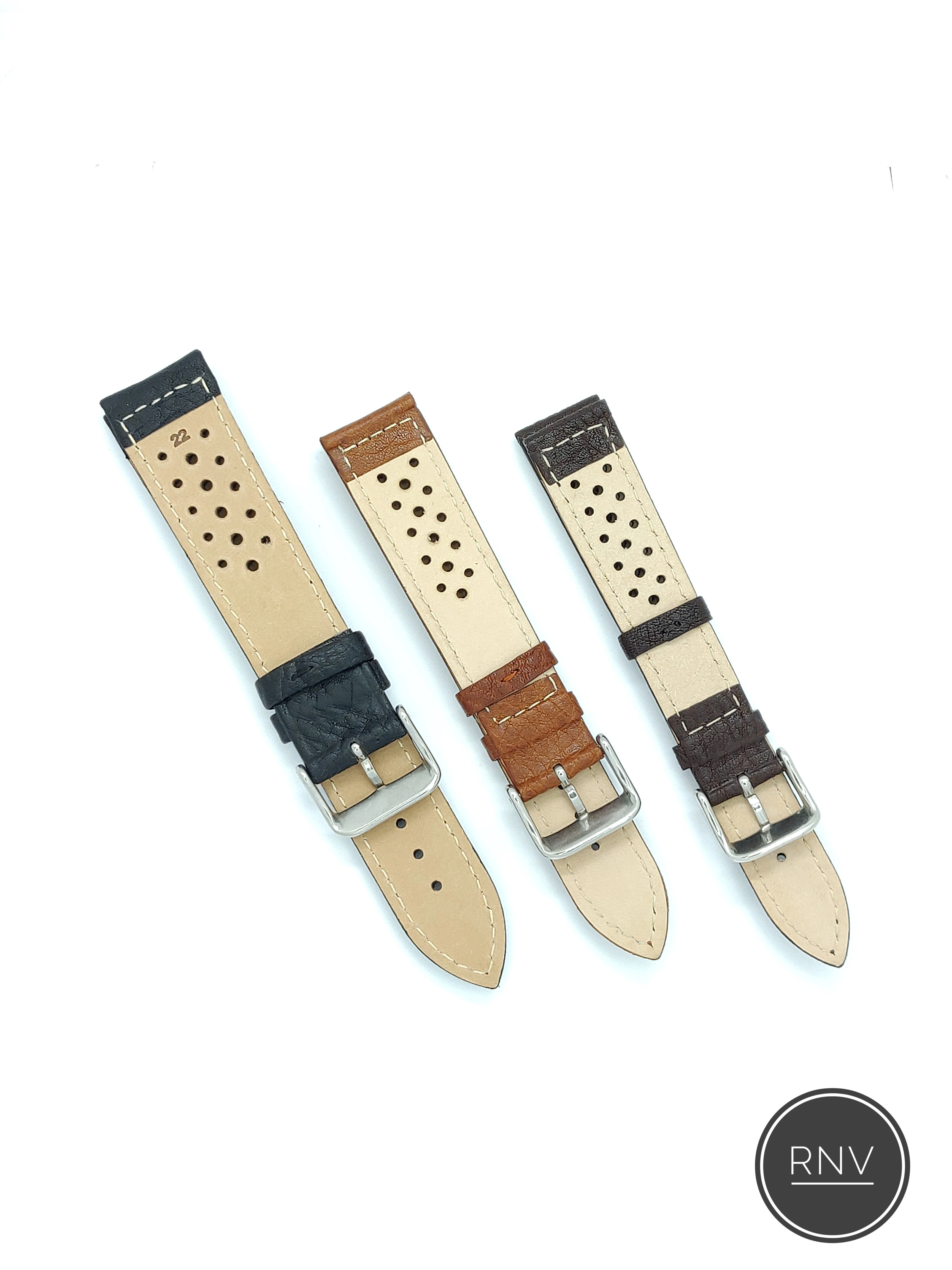 Wholesale Purchase Calfskin 22 mm Watch Belt AKR459BU_K0036073