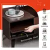 Lift Top Coffee Table for Living Room,Small Coffee Table with Storage,Hidden Compartment and Adjustable Shelf 5