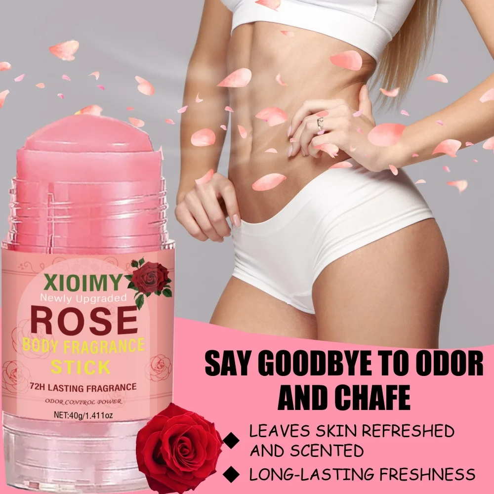 Rose Scented Deodorant Perfume Moisturizing Floral Odour Remover_voghion.com