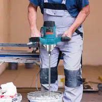 2100 Вт небольшой миксер для краски и покрытия, портативный, 6 скоростей, высокая мощность, ручной электрический миксер для шпаклевки, порошка, цемента, бетона — изображение 6