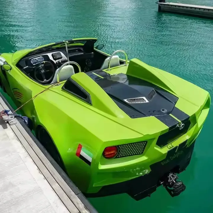NEW Ocean Jet Car Boat Speed Boats For Water Sports Jet Ski With Speaker