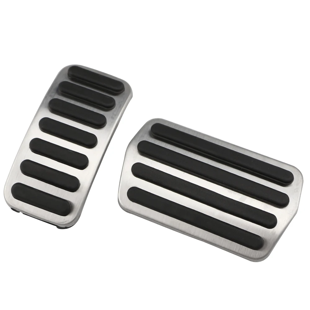 AT MT Car Foot Accelerator Brake Pedal Cover Parts For Volvo V70 XC70 2008 2009 2010 2011 2012 2013 2014 2015 No Drilling