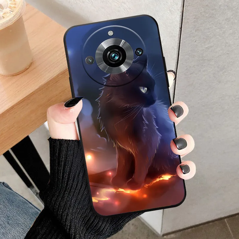 Sleek Black Shockproof TPU Silicone Case