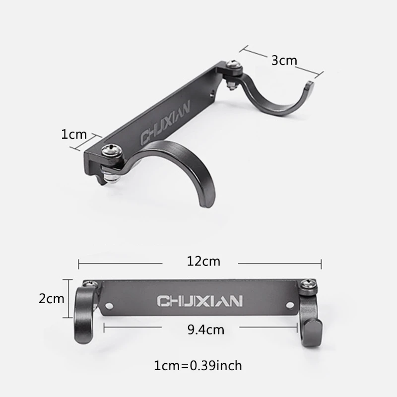 휴대용 낚싯대 브래킷, 알루미늄 합금 낚싯대 거치대, 측면 걸이 액세서리, 물고기 태클 용품 후크, 정리함 핫
