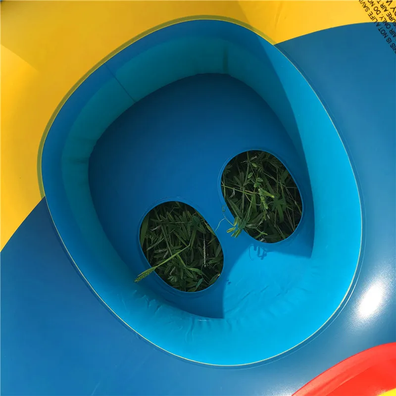 Big Inflatable Baby Swimming Rings Seat Floating Sun Shade Toddler Swim Circle Fun Pool Bathtub Beach Party Summer Water Toys 5