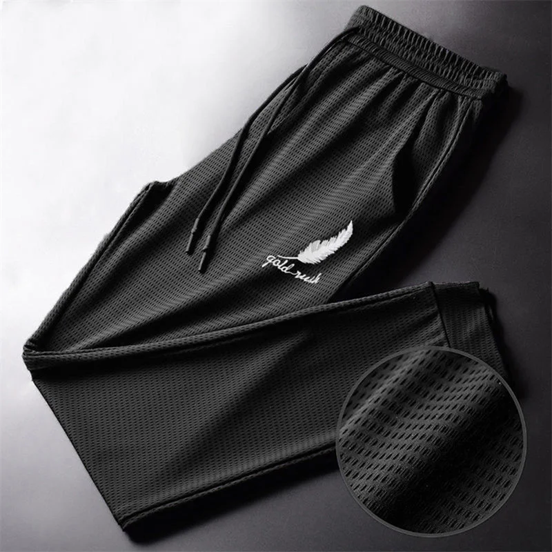 Men Quick Dry Pants Lightweight Hiking Jogging Running Trousers Breathable...