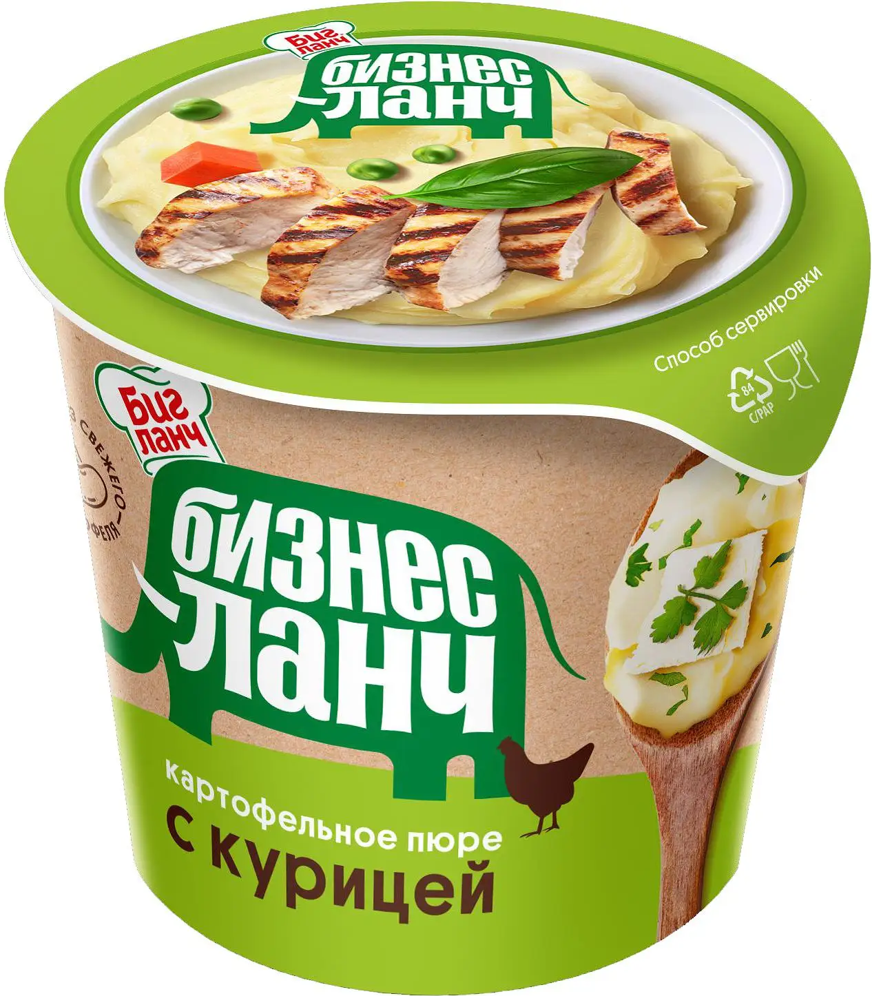 Упаковка из 24 штук Пюре картофельное