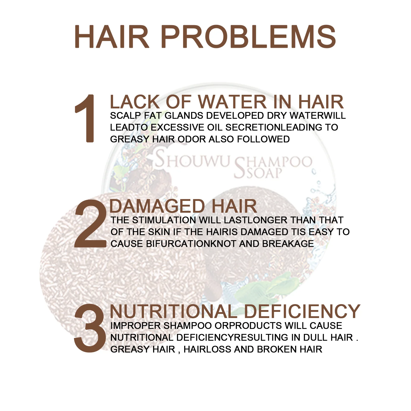 EELHOE Herbal Hair Cleaning Soap Nourishing Scalp Darkening Enhance Smoothness Prevent Hair Loss Strengthening Hair Care Soap