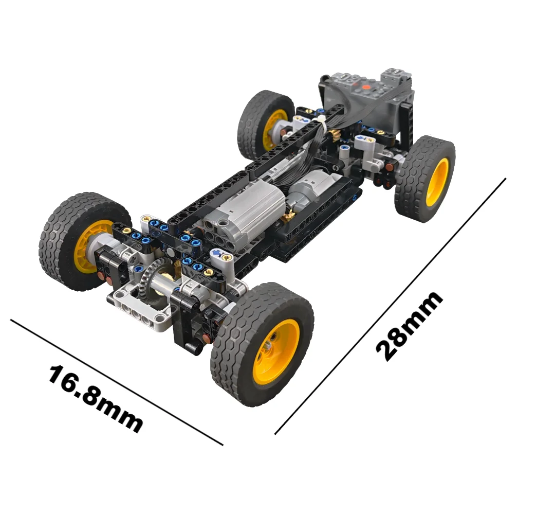 Elektronik Drift Racing Auto Technische Bausteine DIY High Speed Roadster Allrad Lenkung Suspension Modell Spielzeug Geschenke – Detail 13