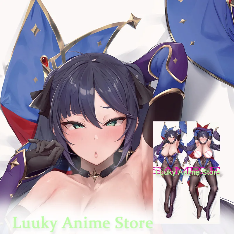 

Двусторонняя наволочка Dakimakura Mona Genshin Impact аниме с принтом в натуральную величину