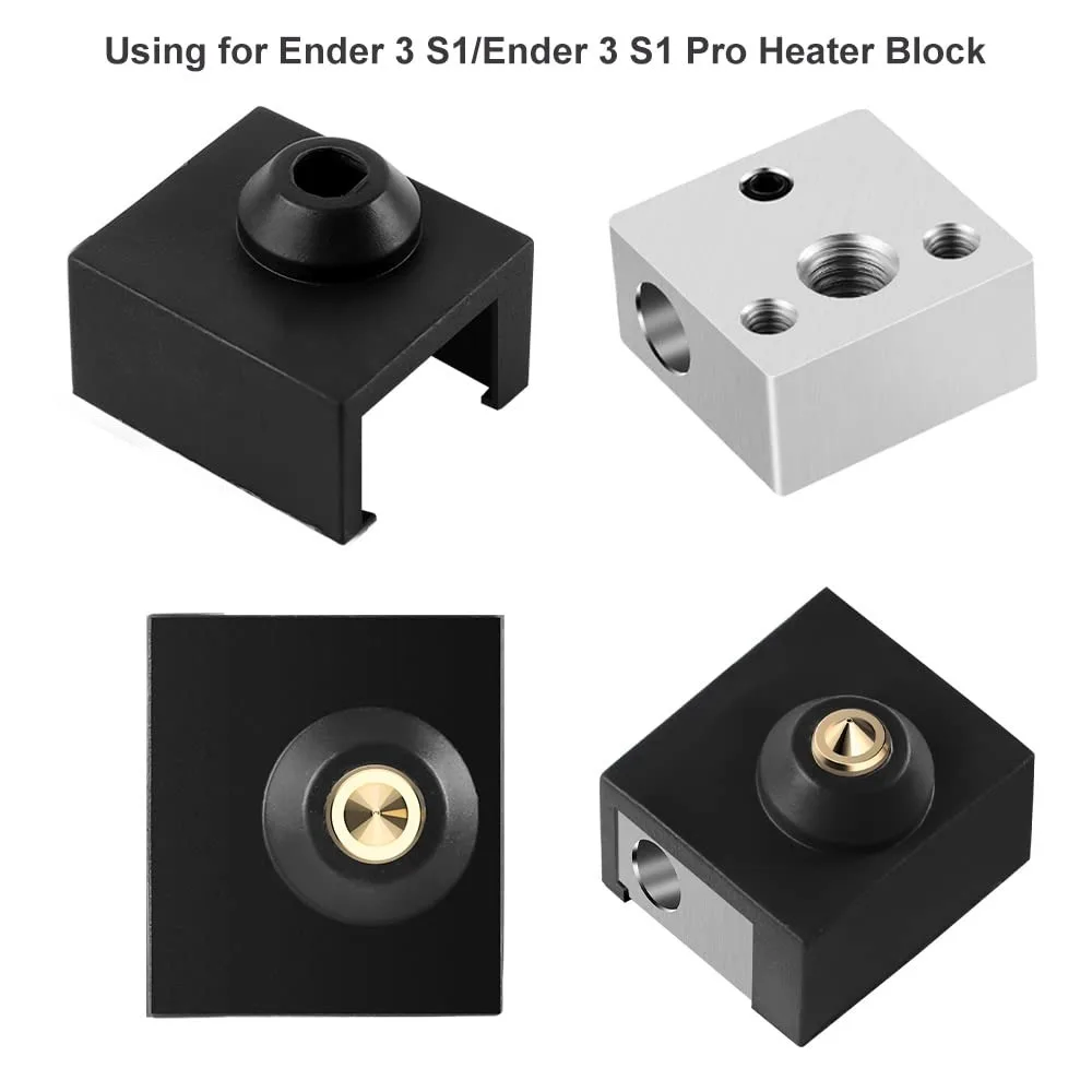 Creality Silikonsocke für 3D-Drucker Hotend, passend für Ender 3/3 Pro/3 V2, Ender 5/5 Plus/5 Pro und CR-10 Serie – Detail 5