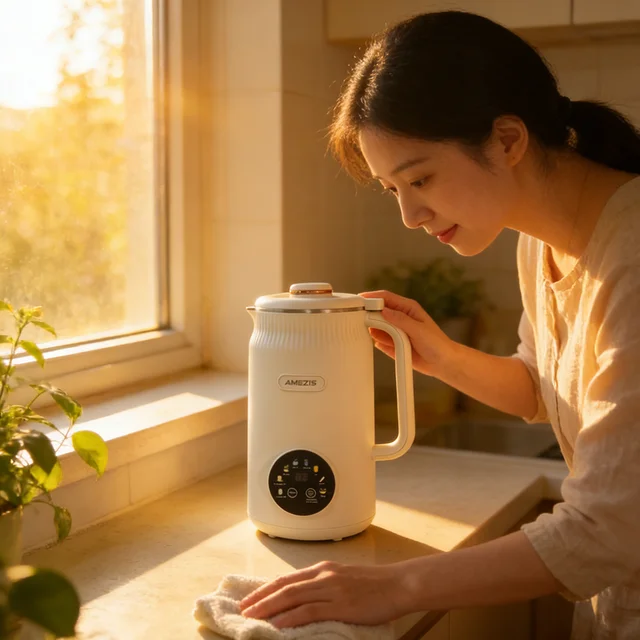 Blender with Heating Function  Soybean Milk Maker - Wall Breaking Technology for Easy Nutritious Beverage Preparation at Home