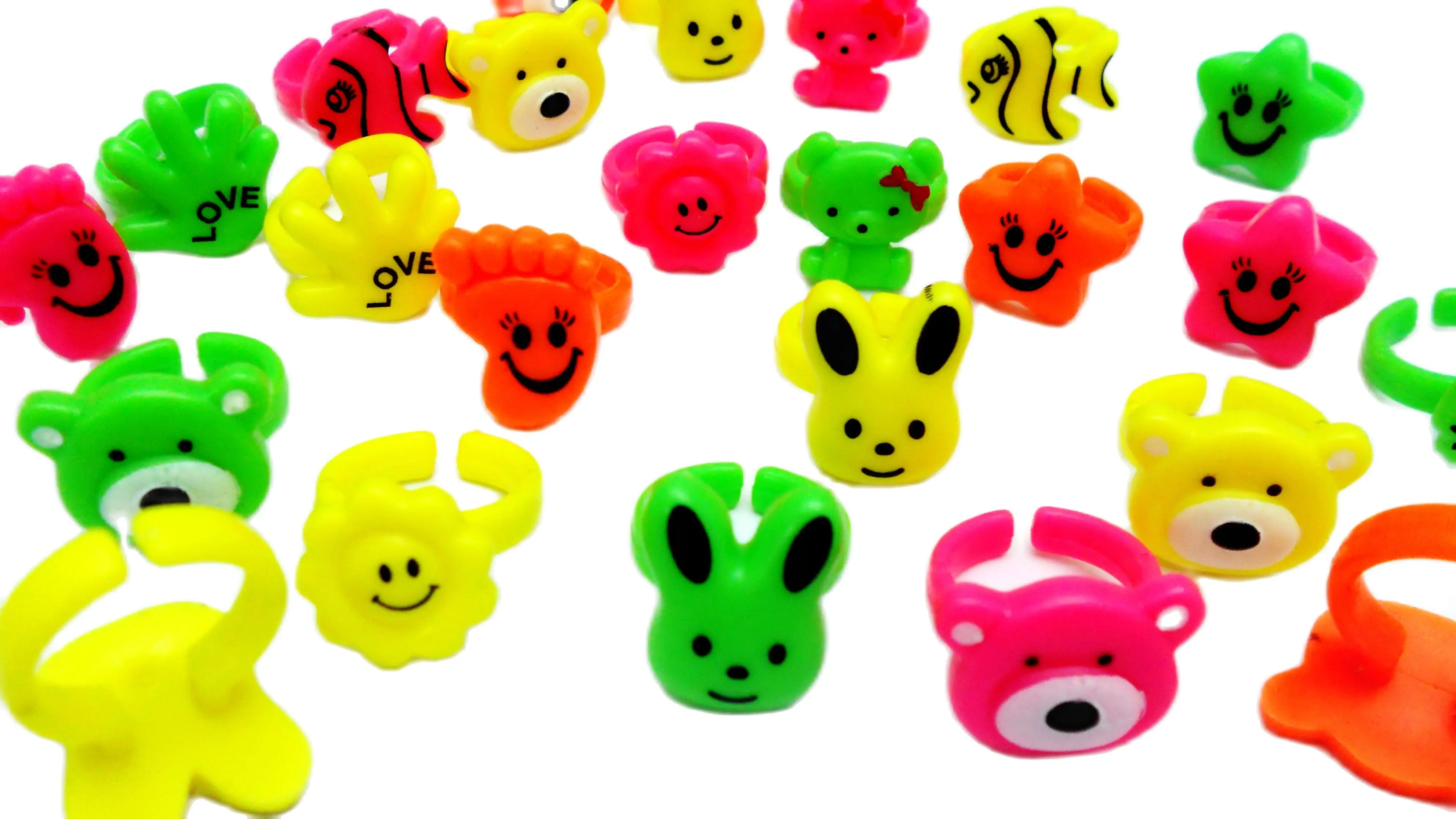 

500 pcs, wholesales, Girls Animal Ring, Vending Toys, Pinata Filler, Novelty, Birthday Party Favors, Carnival, Classroom prizes