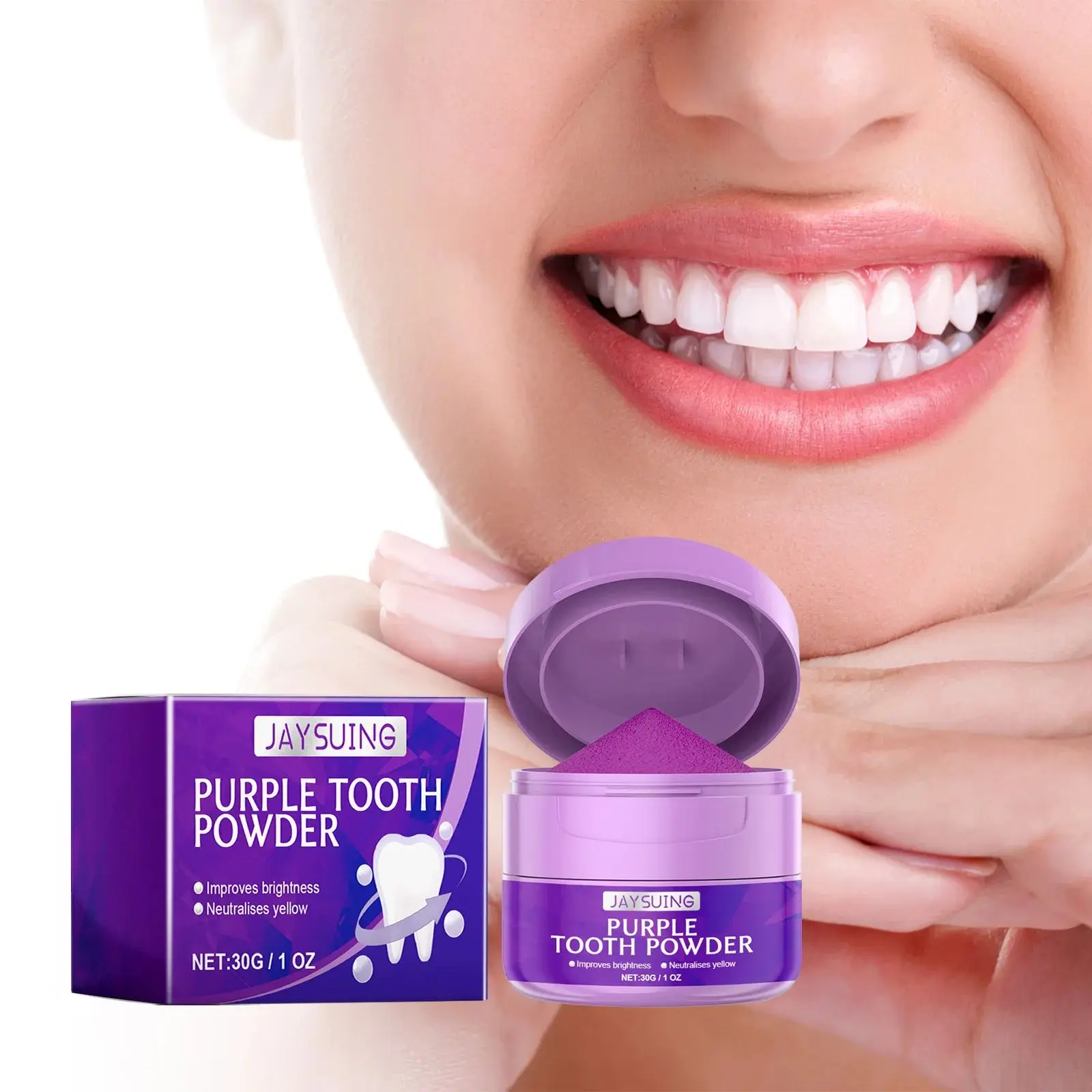 Whitening Tooth Powder Cleaning Oral Hygiene Fresh Breath Remove Plaque Stains Tartar Removal Bright Dental Brush Teeth Powder teeth whitening powder teeth cleaner