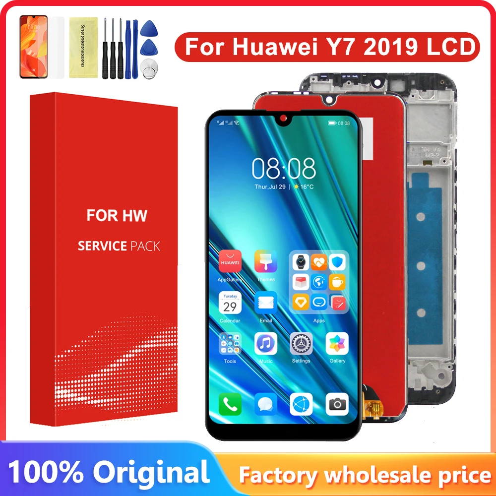 6.26 "Originale Per Huawei Y7 2019 Display Lcd Touch Screen Parti Di Riparazione Per Huawei Y7 Prime 2019 Dub-Lx3 Dub-L23 Dub-Lx1 Lcd