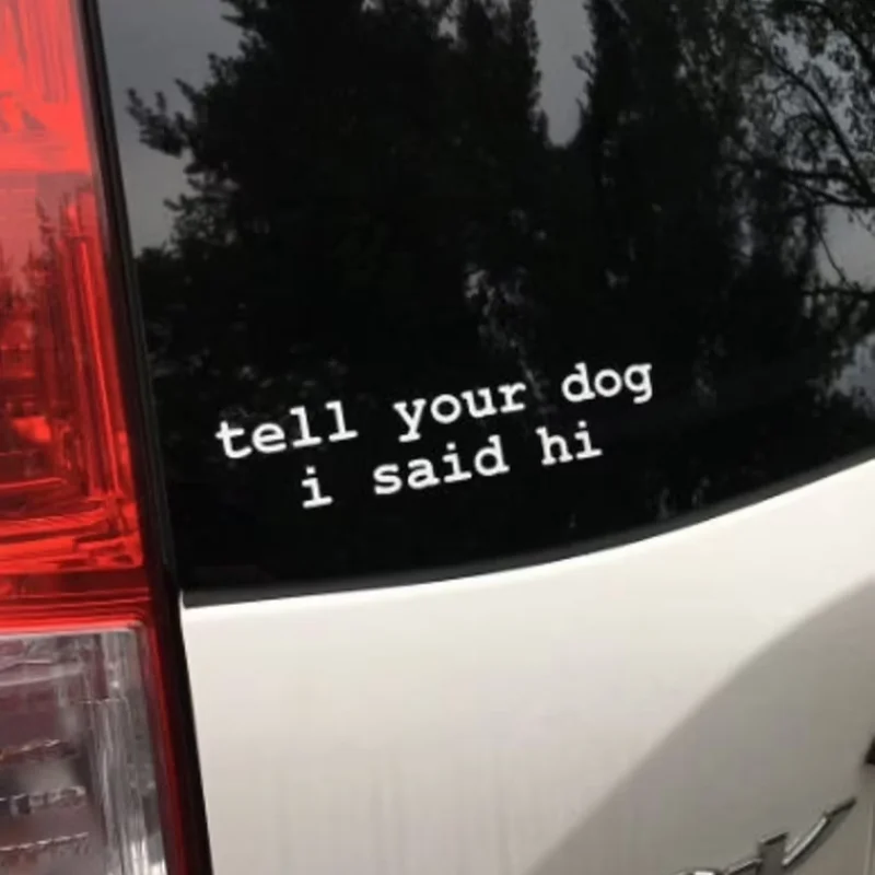 Car Rear View Mirror Decal Funny Car Stickers Interior Decor Cute Charms Accessories Gifts For Her Positive Laptop Decal car trunk sticker