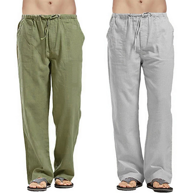 Cotton Linen Work Pants 1