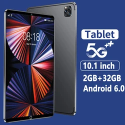 2024 wersja globalna Tablet 10.1 Cal 2GB Ram 32GB Rom 3500mAh Android 6.0 Wifi sieć podwójna karta SIM pełny ekran