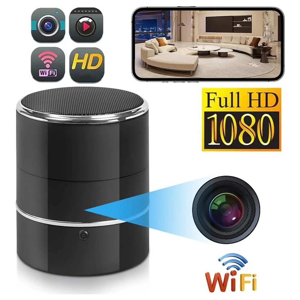 LICAEVEY Caméra 1080p Mini Action Avec écran Couleur HD De 1,35 Pouce