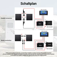 Panneau solaire flexible LIONSHEE (lot de 4), 4 × 240 W, puissance totale 960 W, module photovoltaïque monocristallin à 17,55 %, flexible jusqu'à 120°, indice de protection IP67, ultra-léger, idéal pour balcon, camping 4
