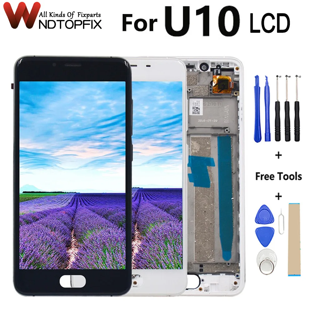 

AAA Quality LCD+Frame For MEIZU U10 Lcd Display Screen Replacement For MEIZU U10 LCD Screen Display Digiziter Assembly+Tools