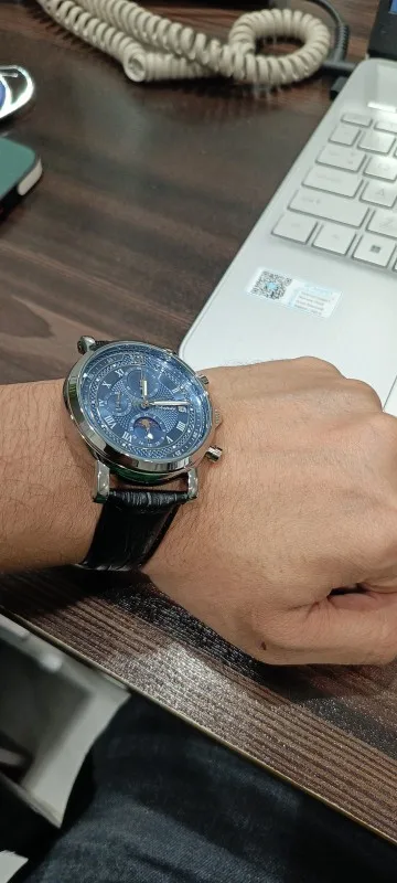 Chenxi 976 Men's Leather Chronograph Quartz Watch - Luminous photo review