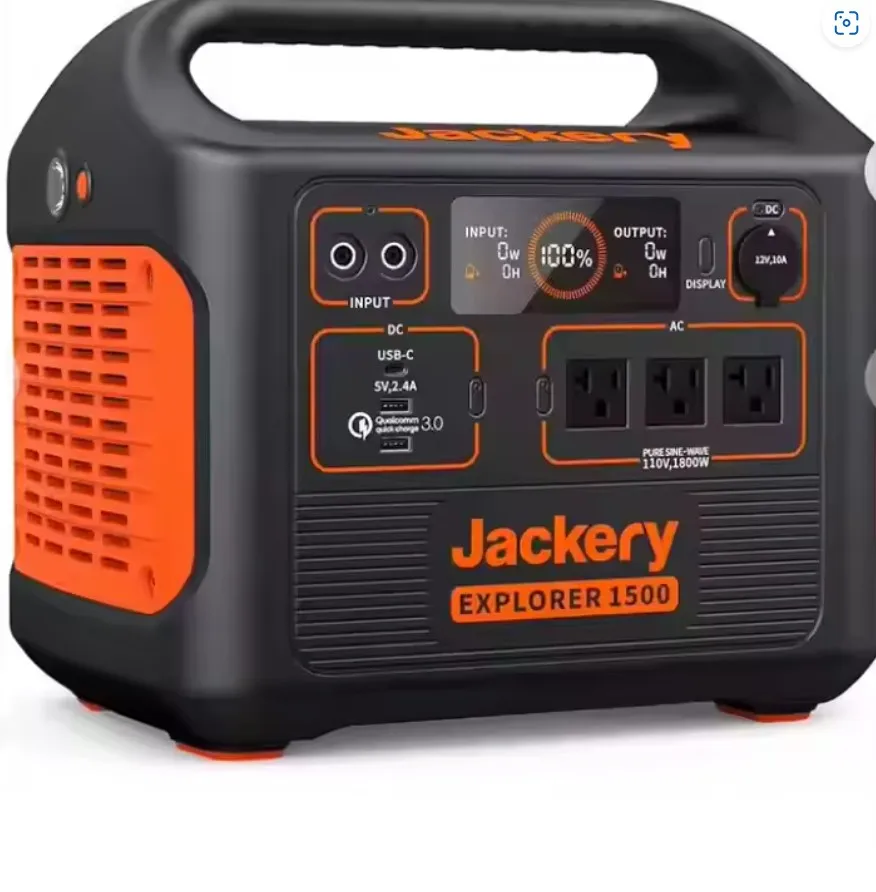 Original Jackery Explorer 1500 Portable Power Station Industrial Grade DIY Friendly & ODM Support