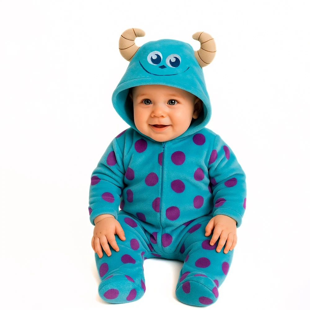 Mameluco con gorro bordado Disney Monsters Inc Sulley