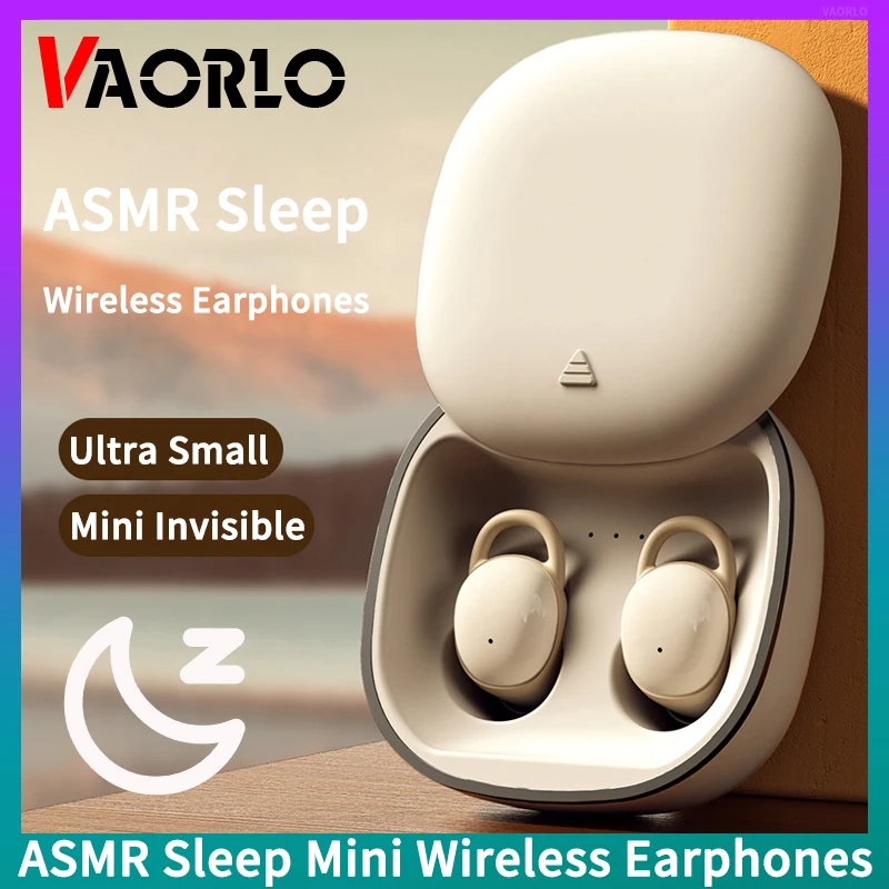 Asmr Dormir Fones de Ouvido sem Fio Ultra Leve Pequeno Mini Invisível Sono Bluetooth Fones de Ouvido In-ear Redução de Ruído Estéreo