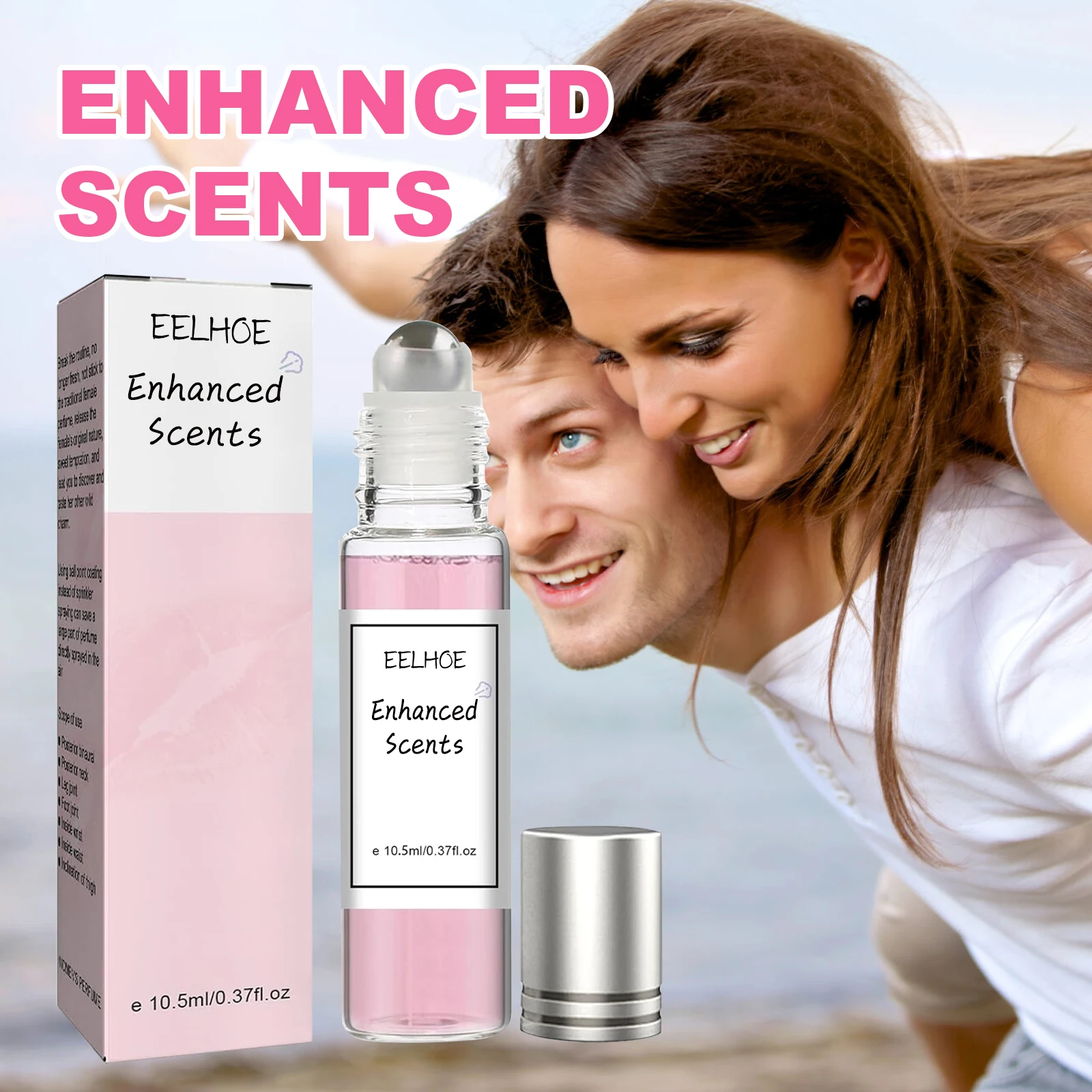 EELHOE Natural Fragrance Lasting Roll-on Deodorant Enhanced Scents Fresh Enhanced Scents Perfume Portable Travel Perfume Roller