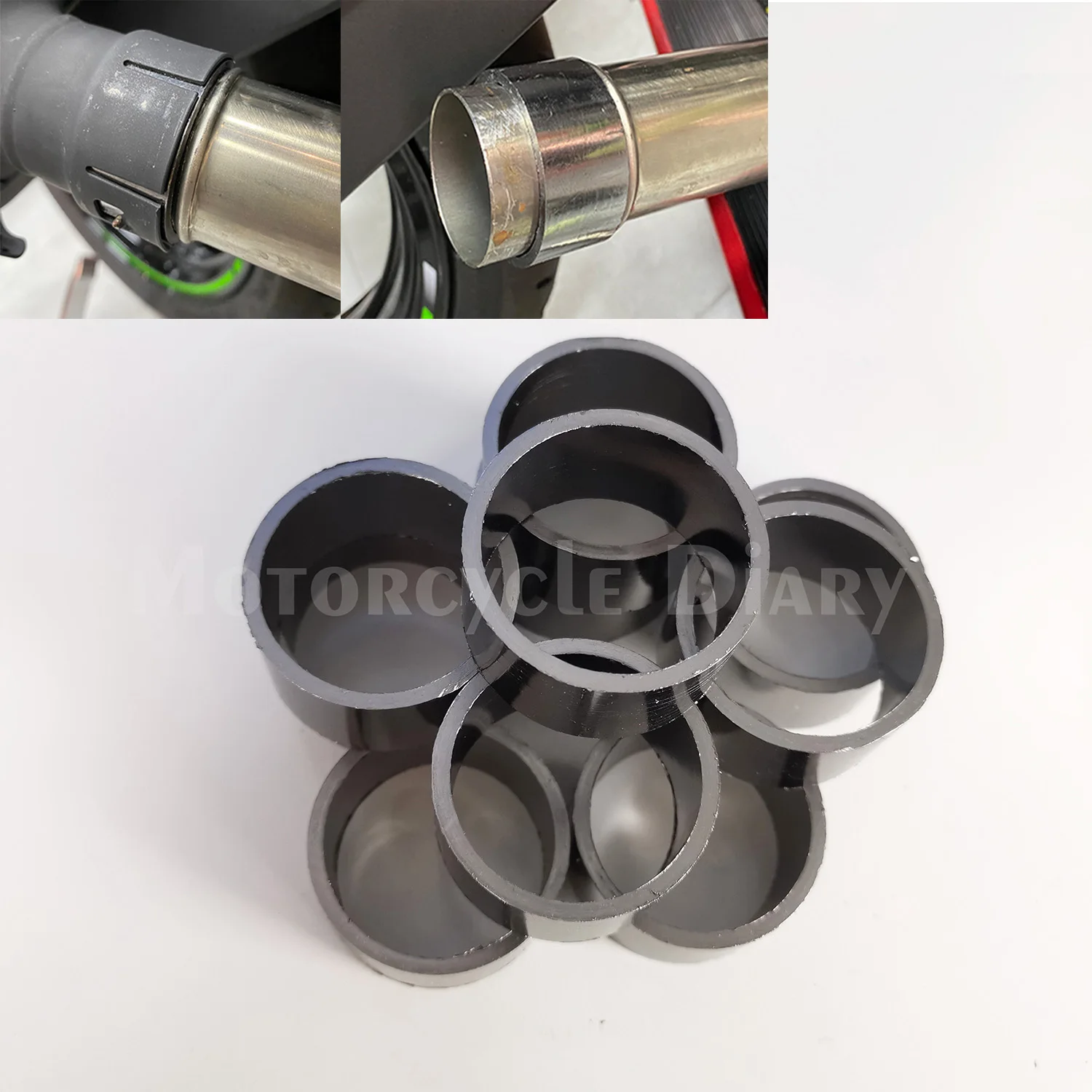 35mm 42mm 45mm 48mm Graphite Gasket Ring Seal Exhaust Pipe Muffler