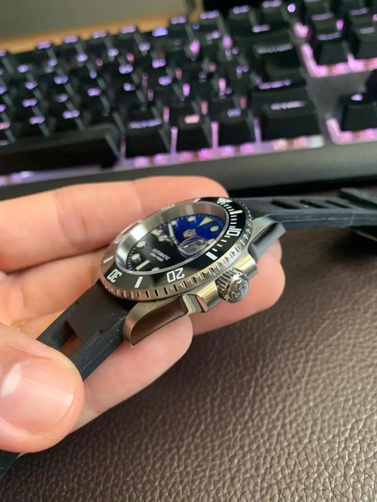 San Martin Diver Water Ghost Luxury Sapphire Crystal Men Automatic Mechanical Watches Ceramic Bezel 20Bar Luminous Date Window
