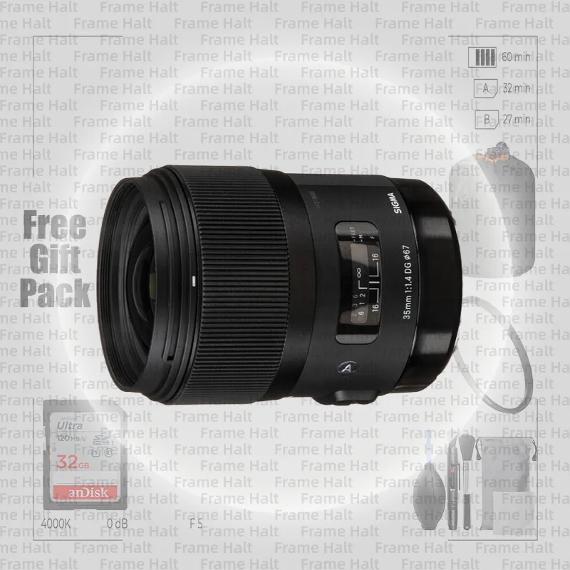 니콘 마운트용 캐논 마운트용 렌즈 시그마 35mm F1.4 DG HSM 아트 풀프..