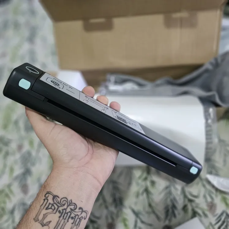 Attachment image review on M08F A4 Portable Thermal Printer