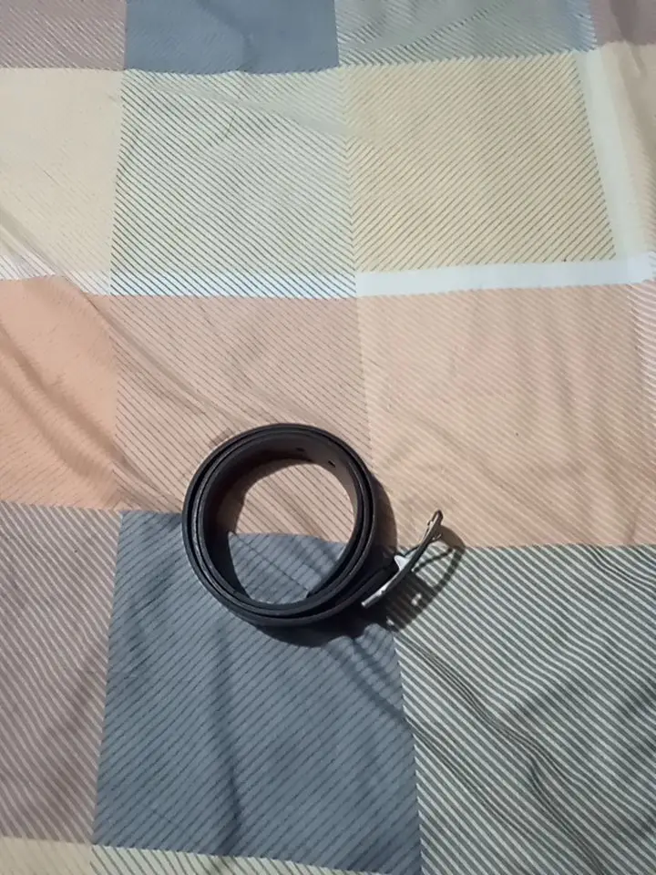 MIDNIGHT SOVEREIGN™ – Black Buckle Genuine Leather Belt photo review