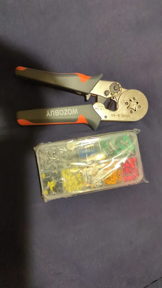 Ferrule Sleeves Terminal Crimping Tools Mini Electrical Pliers HSC8 6-4/6-6(0.25-10mm²/0.25-6mm²) Wire Connection Repair Clamp photo review
