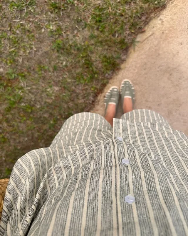 Chic Striped Women's Two-Piece Shorts Set for Effortless Style photo review