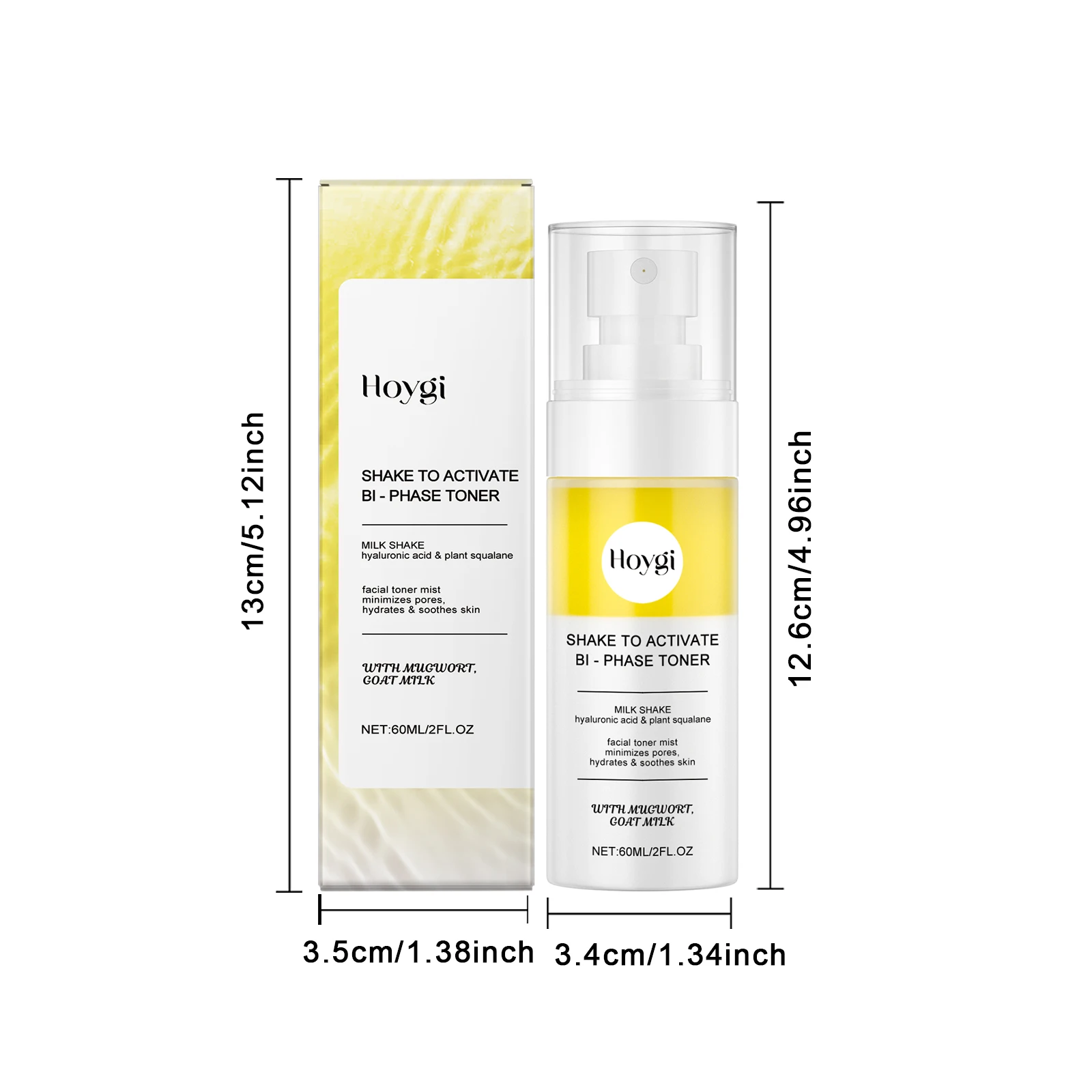 Hoygi Face Hydrating Toner Daily Nourishing Relief Dryness Glowing Skin Oil Control Repair Skin Barrier Soothing Face Toner Mist