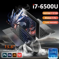 Ordinateur portable Windows 11 Pro 15,6 pouces, écran HD, Intel Core i7-6500U, 16 Go de RAM, SSD 1 To/2 To 1