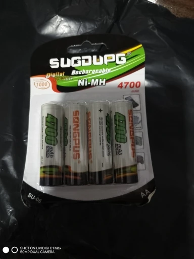 4 Pilha AA Recarregavel 4700mAh - Neverdie Store photo review